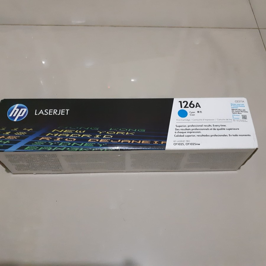 Paket Toner H P 126A (B C M Y) LaserJet H P ORIGINAL