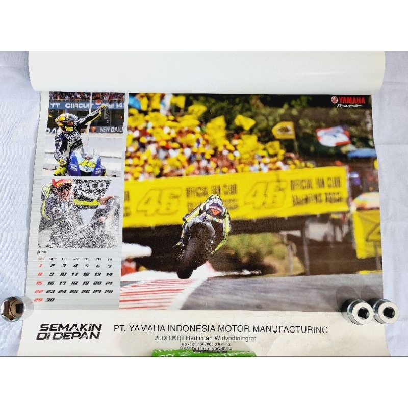 Kalender lawas YAMAHA MOTOR GP 2014 ORI