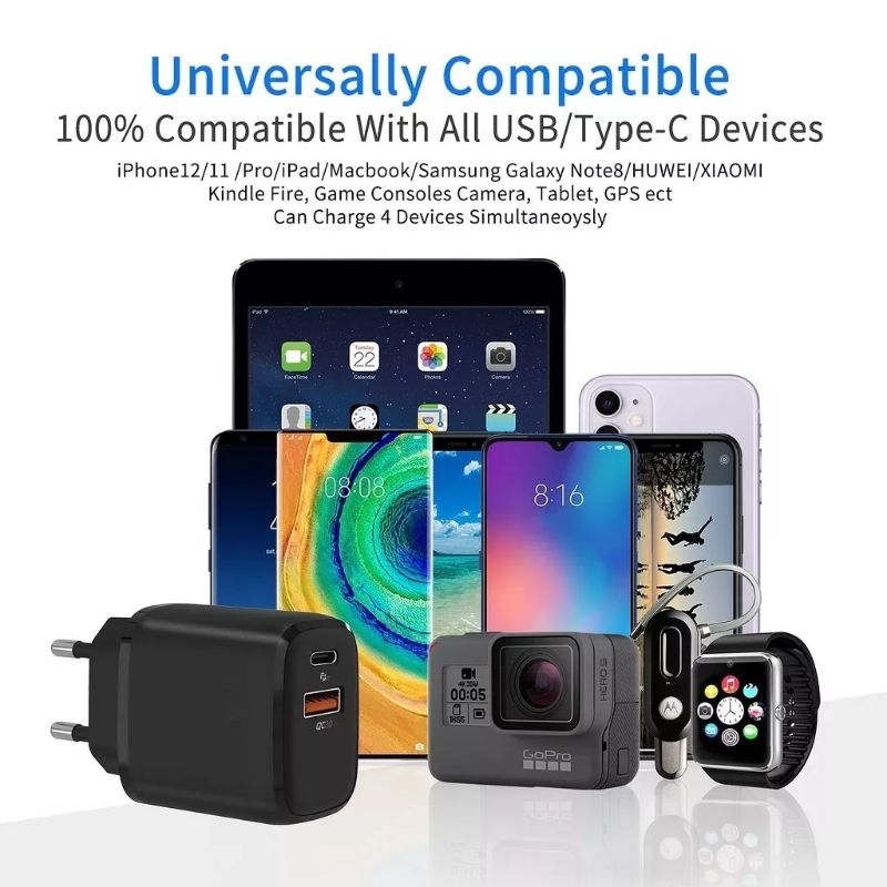 ROCKET Batok 20W Power Delivery 2 in 1 3A Fast Charging / Quick Charger / Super Charger