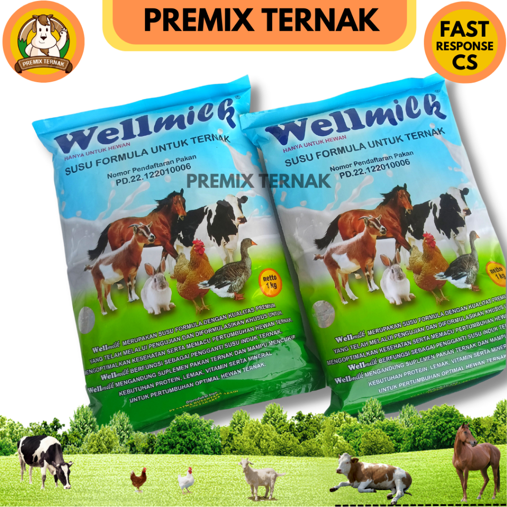 WELLMILK SUSU TERNAK KAMBING 1 KG