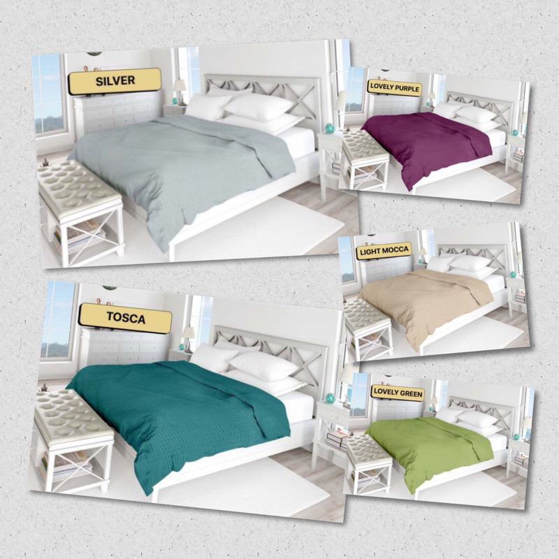 SELIMUT BONITA PREMIER EMBOSS POLOS WARNA