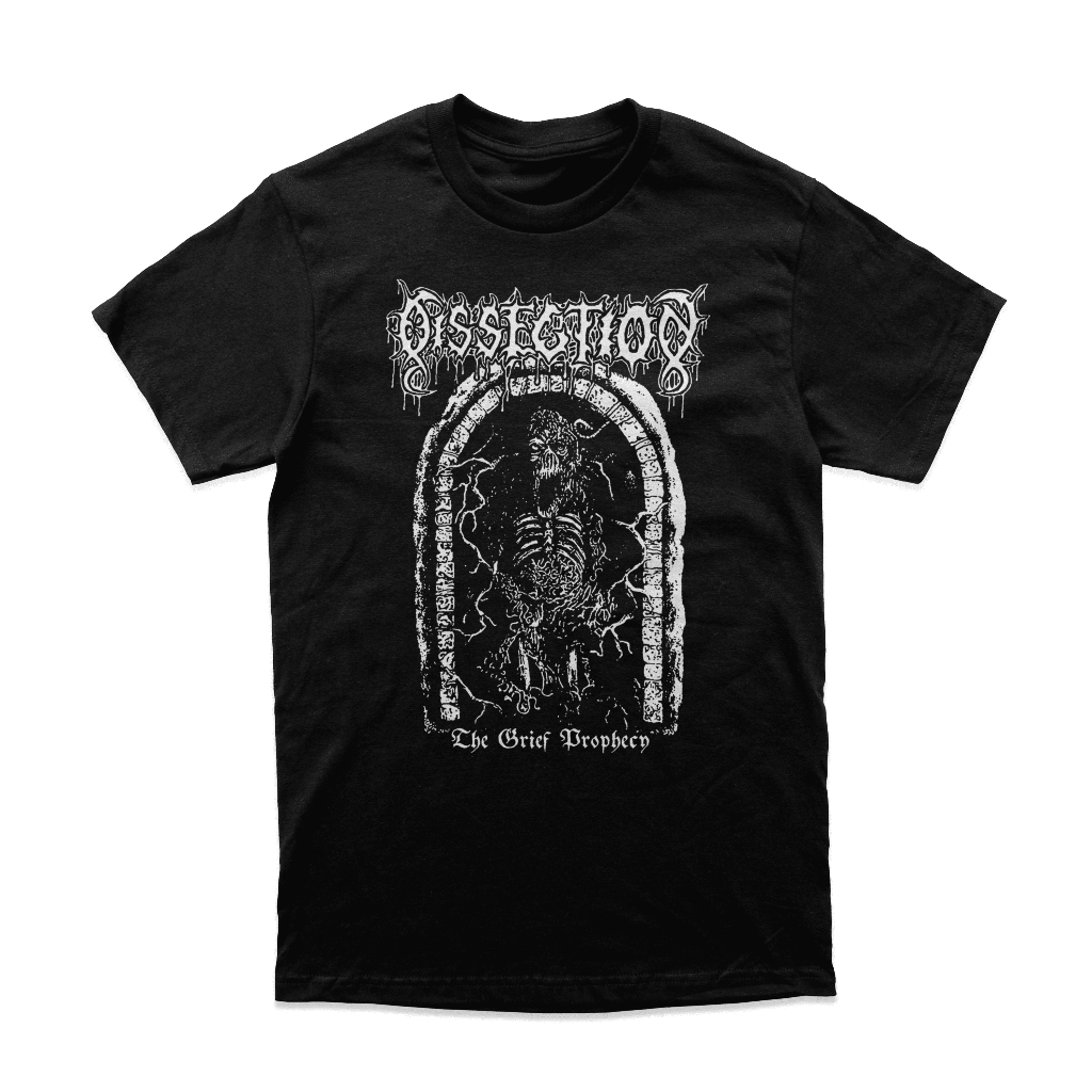 Kaos Tshirt Baju Band Dissection Black Metal "The Grief Prophecy" Merchandise