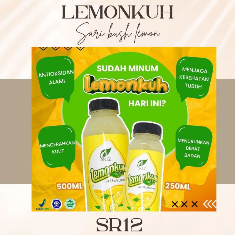 

LEMONKUH SR12 / SARI BUAH LEMON 99.9 % / PENURUN BERAT BADAN