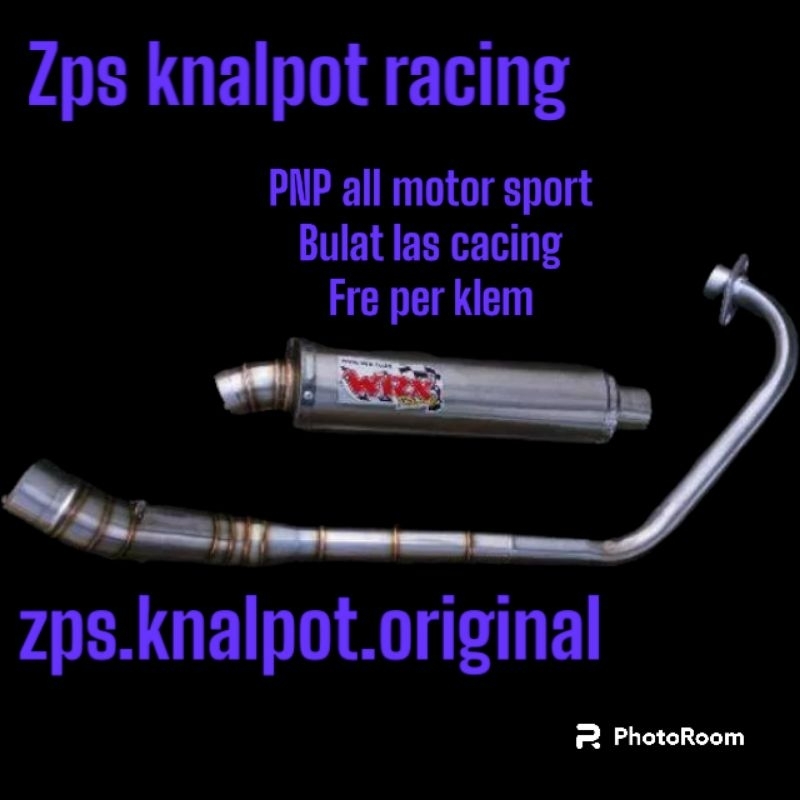 KNALPOT RACING WRX UNTUK ALL MOTOR SPORT FU SONIC VIXION CBR VERZA MX CB OLD NEW GL TIGER BYSON DLL
