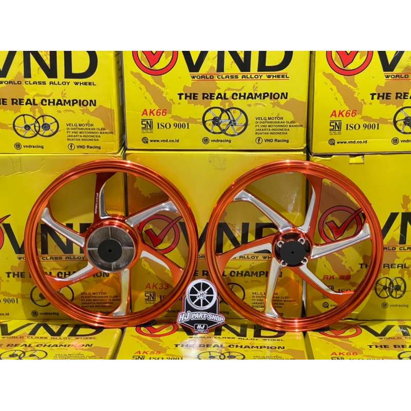 VELG VND AK66 AK 66 YAMAHA JUPITER Z VEGA FIZR MX OLD RX KING 140X17 160X17 ORIGINAL VND Velg VND AK