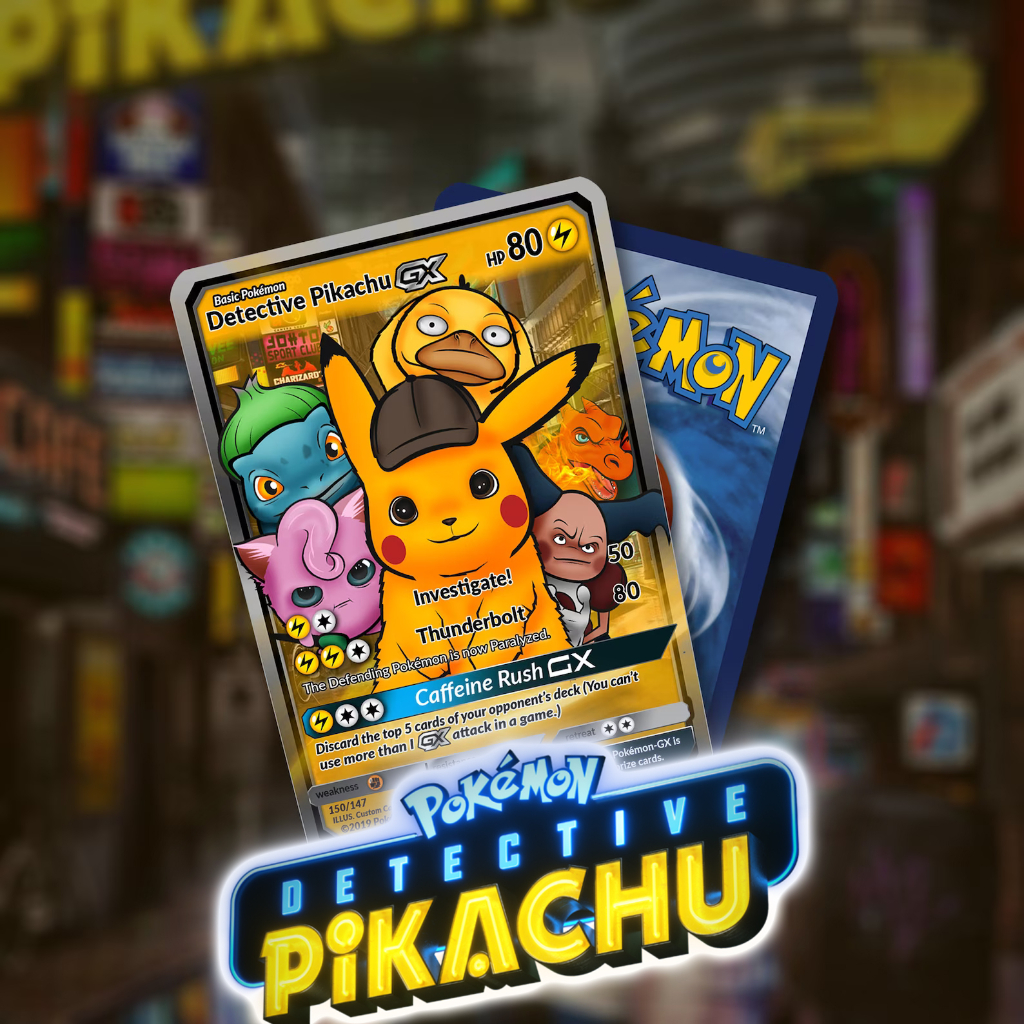 KARTU POKEMON TCG HOLOGRAM ENGLISH VERSION (GX) - DETECTIVE PIKACHU