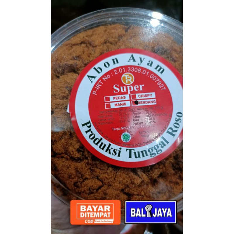 

Abon Ayam Super Tunggal Roso Magelang