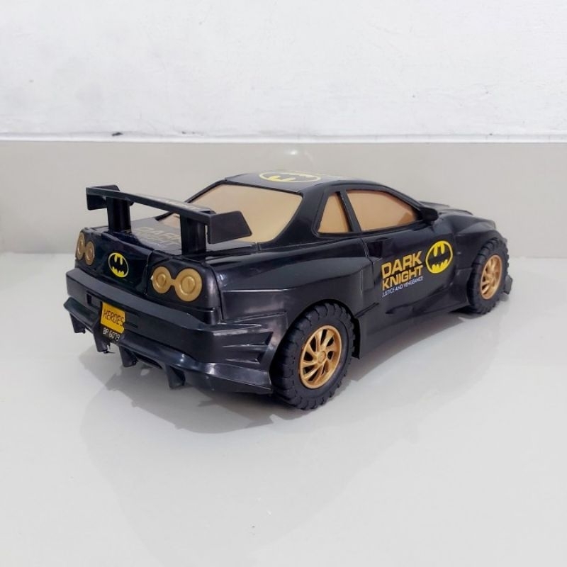 Mainan Mobil Sedan Batman Uk Jumbo - Miniatur Mobilan Superhero Capt America Besar Anak Laki Cowok