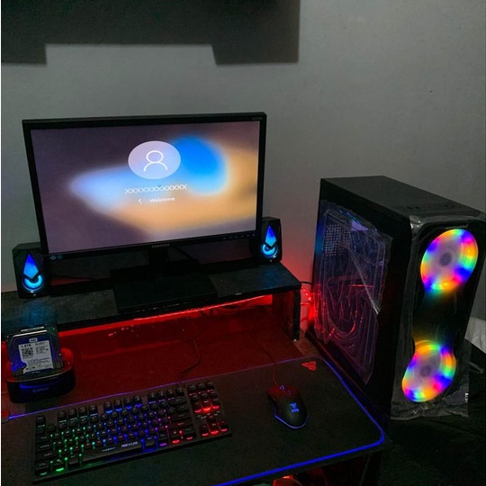 CPU core i5 lengkap Led monitor siap pake promo murah