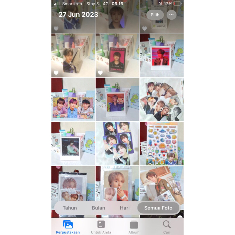 [READY] photocard DAD V1 DAD V2 polaroid haechan, dicon 101, matching game card glimo, sg pp, haecha