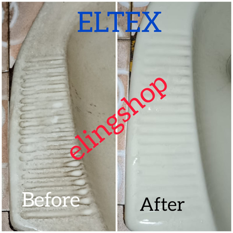 ELTEX Pembersih Kerak Keramik Kamar Mandi Closet Kloset Wastafel Panci Gosong Membandel 1 Liter