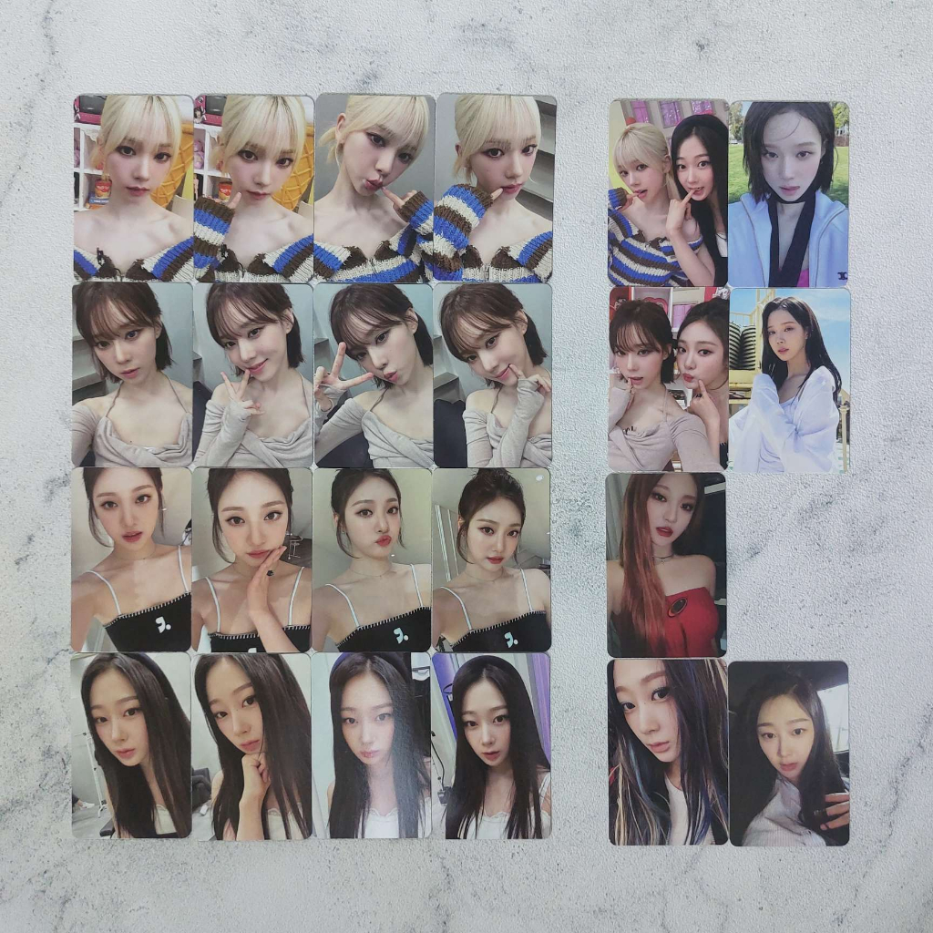 Aespa My World Album Unit PC Photocard Photo Card SMTOWN Unboxing Event Karina Winter Giselle Ning N