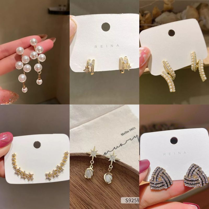 ANTING KOREA ANTING BERKILAU ANTING FASHION ANTING TITANIUM ANTING TRENDY ANTING TUSUK