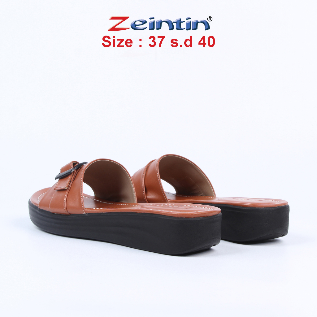 Zeintin - Sandal Wanita Bahan Kulit Sintetis Fashion Wanita Sandal Wedges Wanita Original Zeintin HP