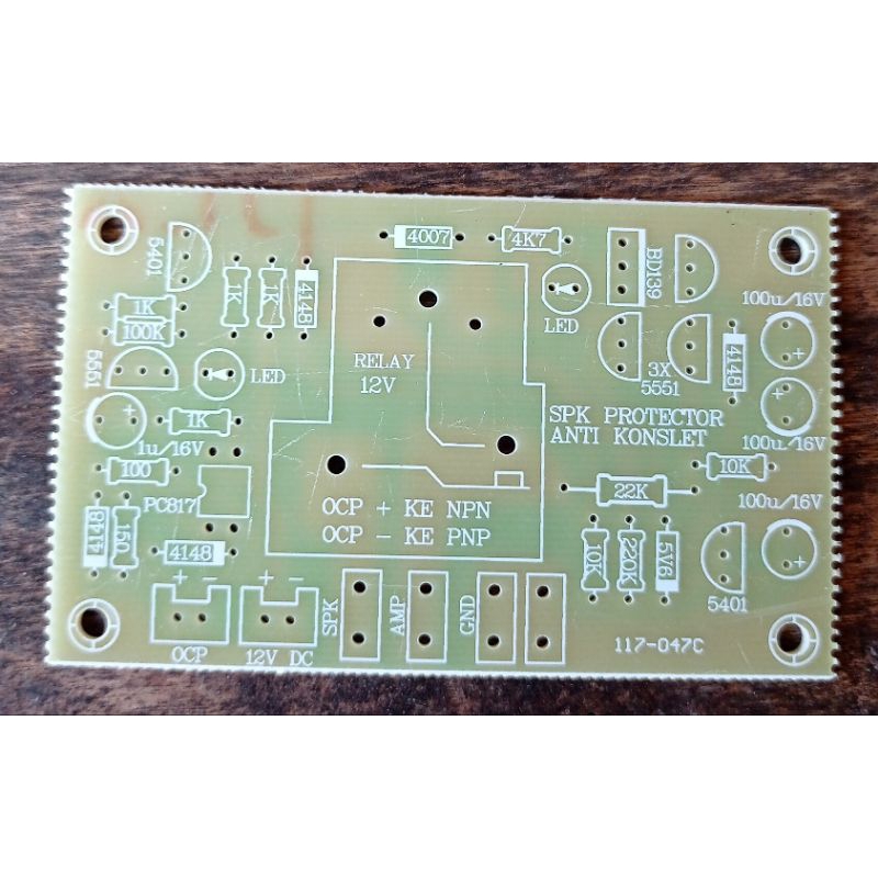 pcb speaker protector anti konslet fiber