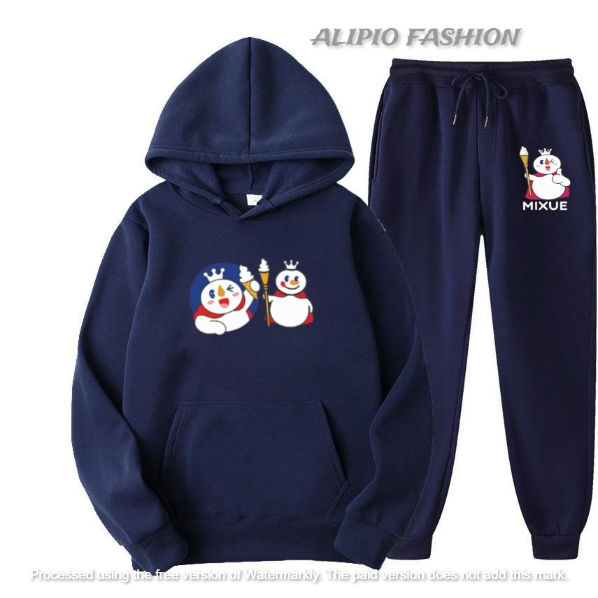 Setelan Anak ABG Mixue 1 Alipio Hoodie / celana panjang anak perempuan