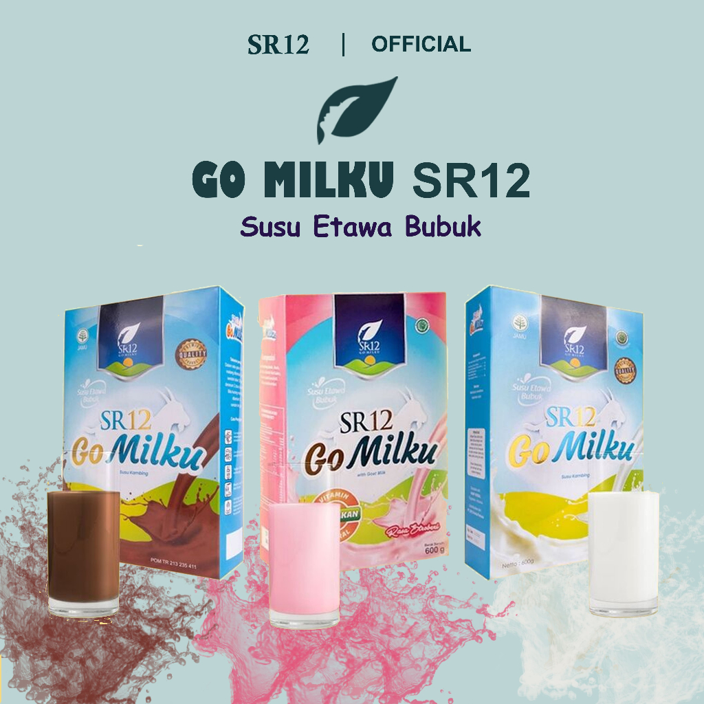 

SR12 Go Milku Goat Milk Susu Kambing Etawa Bubuk 600 gram