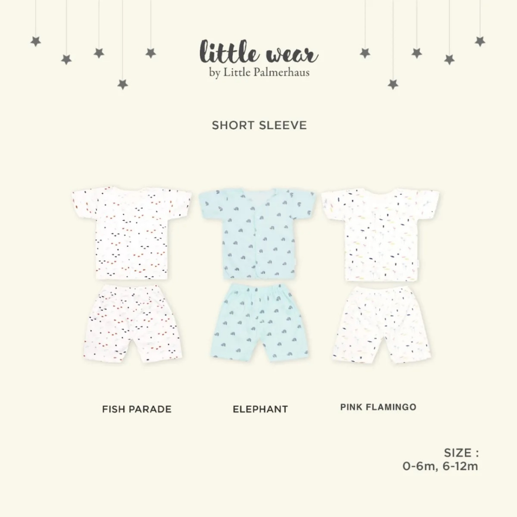 PNB184 SETELAN PENDEK LITTLE PALMERHAUS LITTLE WEAR SHORT SLEEVE