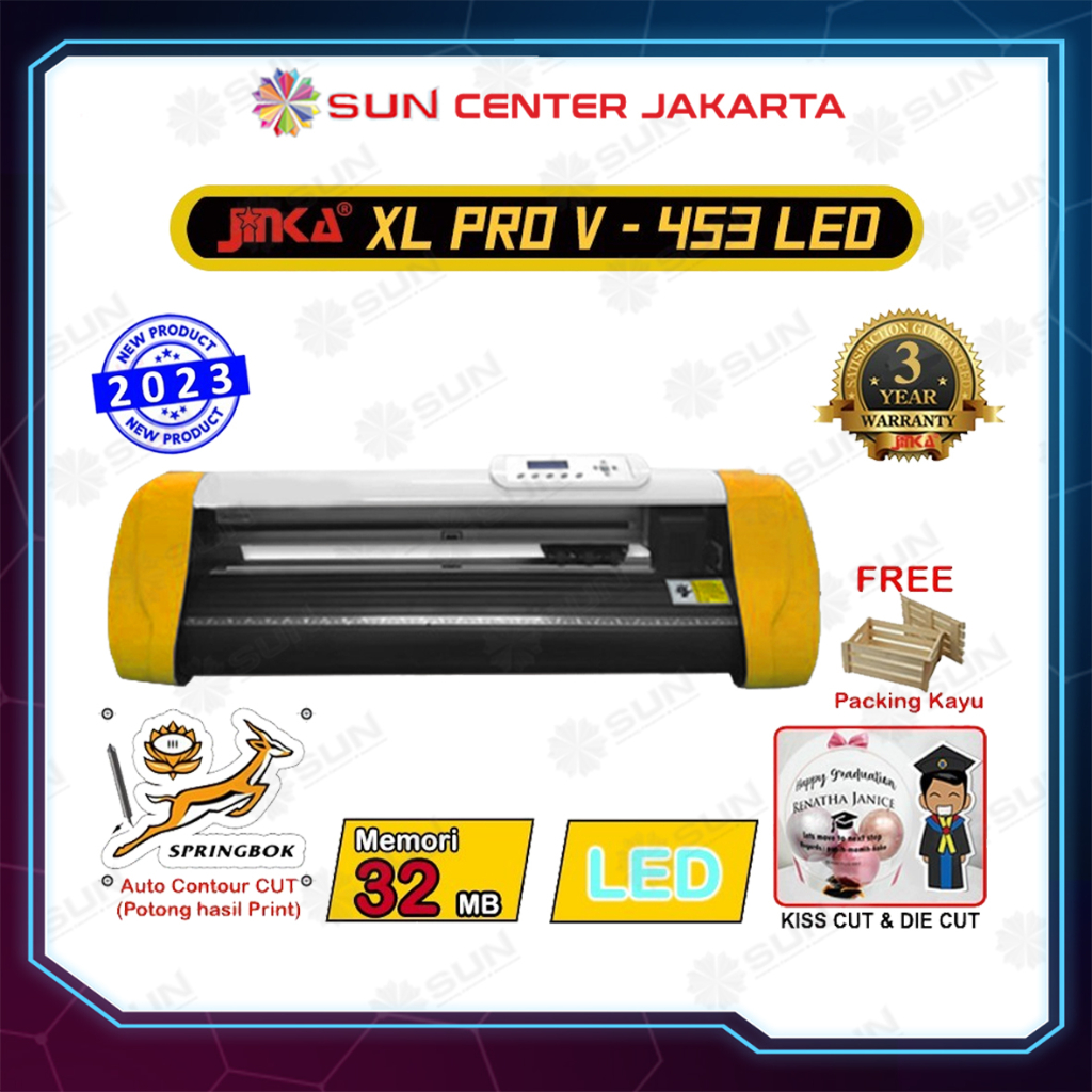 Mesin Cutting Sticker Jinka Auto Contour Cut Terbaru -  XL Pro V 453 LED ( Auto Contour Cut )