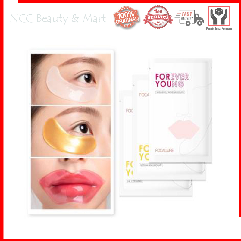 * NCC * Focallure Eye Mask Forever Young Treatment Mata 24K Collagen Sodium Hyaluronate