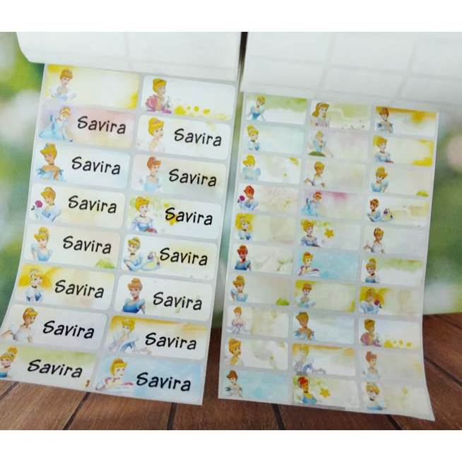 

Label Nama Import Waterproof CINDERELLA