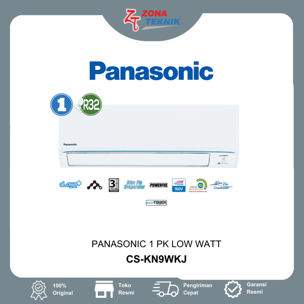 AC PANASONIC CS-KN9WKJ 1 PK Low Watt