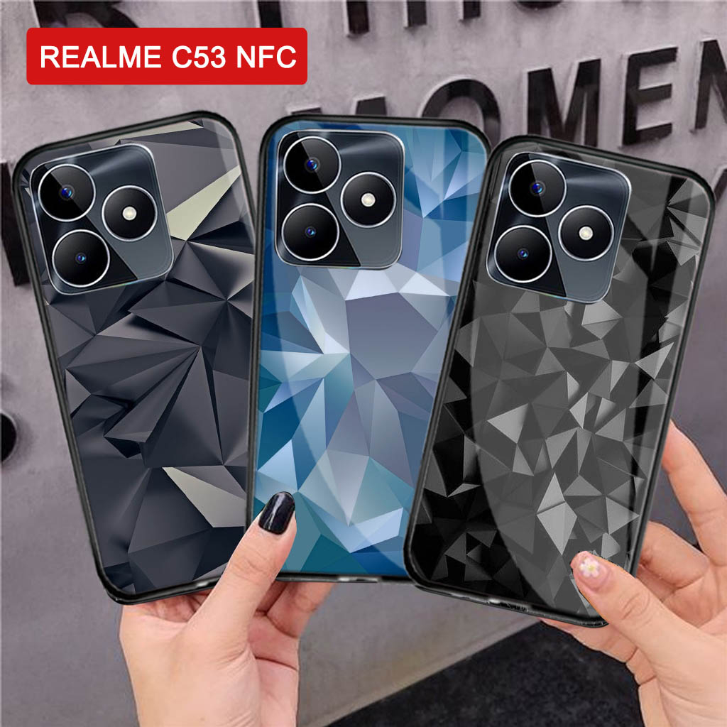 Softcase Glass Kaca REALME C53 NFC Terbaru [M195] Motif Dynamite - Case Hp Realme C53 NFC - Casing H