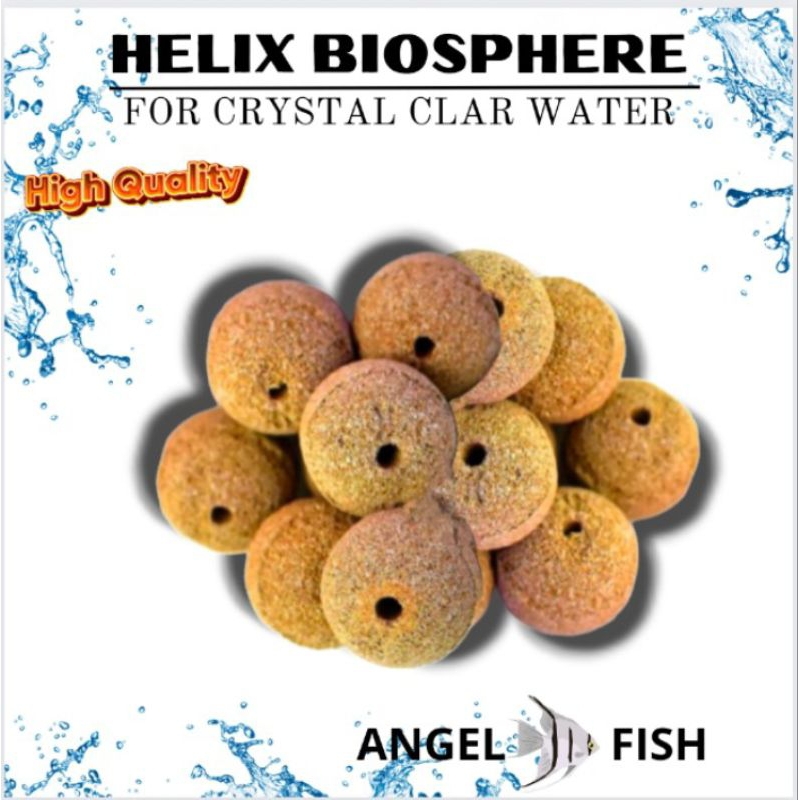 Media Filter Kolam Aquarium ANGEL FISH HELIX BIOSPHERE 5KG