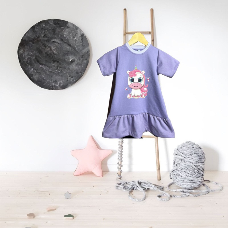 Baju Anak perempuan DRESS ANAK PINGKY PONY baju fashion anak perempuan