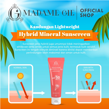 Madame GIe Madame Protect Me Sunscreen SPF 50 PA ++++ / Sunscreen Madame Gie