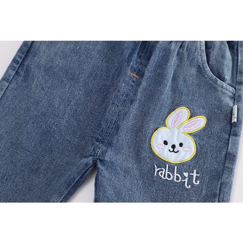 Setelan baju anak perempuan Motif SWEET BUNNY Import usia 6 bulan - 5 tahun / Pakaian bayi lucu baby girl ala korea