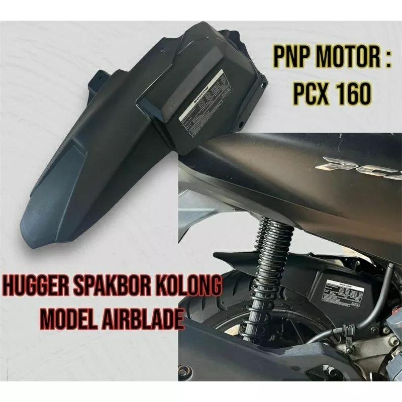 Hugger Spakbor Kolong PCX 160 Air Blade PNP Honda PCX 160 Free Sticker Anti Pecah