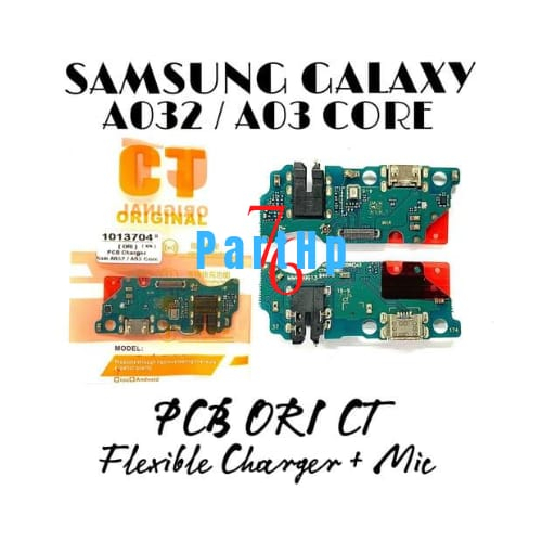 PCB Ori CT Samsung Galaxy A032/A03 Core Connector Charger + Mic - Pcb papan charger