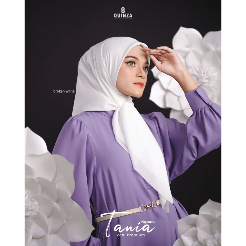 VOAL TANIA SCARF SQUARE TERMURAH BY QUINZA