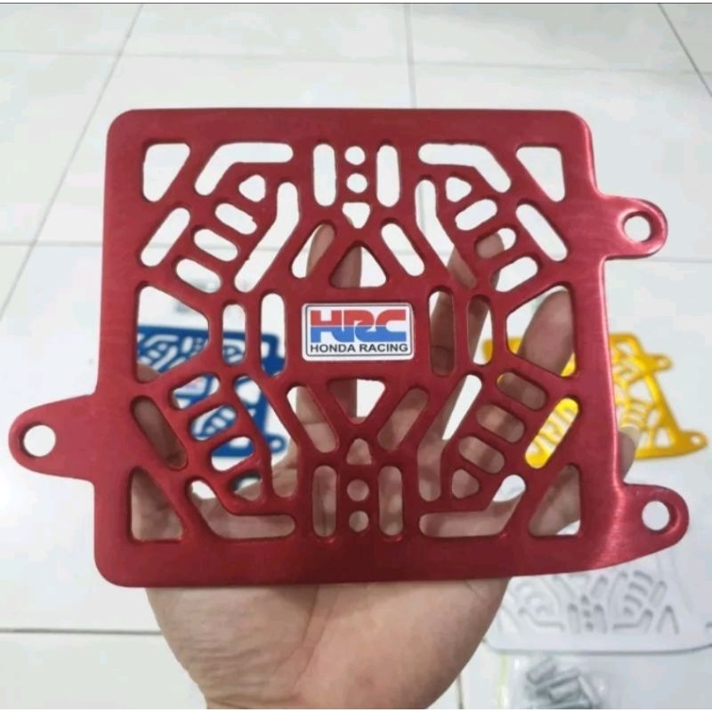 Tutup Radiator HRC model sarang leba Vario 125 / Vario 150 PCX 150 ADV bahan tebal