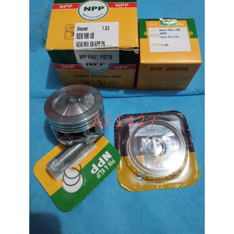 PISTON KIT SEHER PAKET RING YAMAHA MIO XB MIO SPORTY SMILE/GARNIS MIO SOUL FINO NOUVO Z/LELE STD/STA