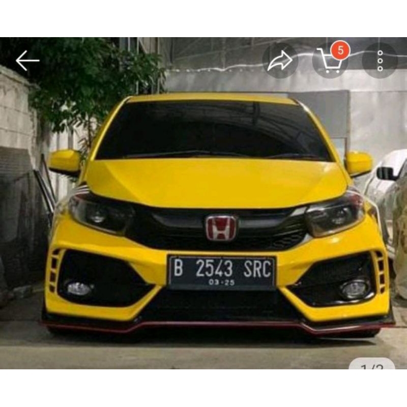 Bodykit Mobilio Type R plus custom bemper belakang