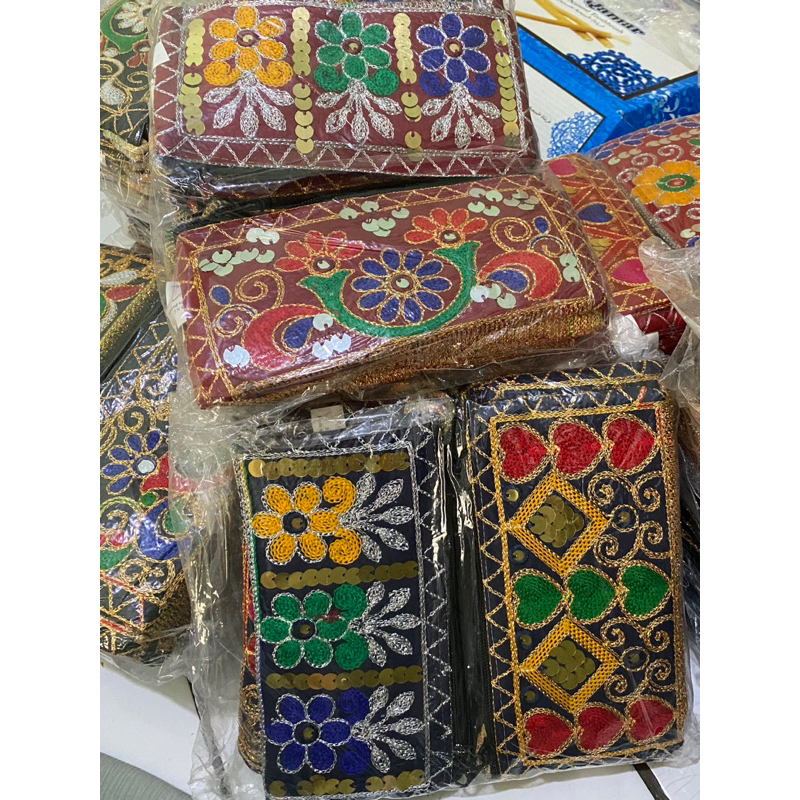 Dompet pouch ethnic Pakistan 1 LUSIN 193.900 saja