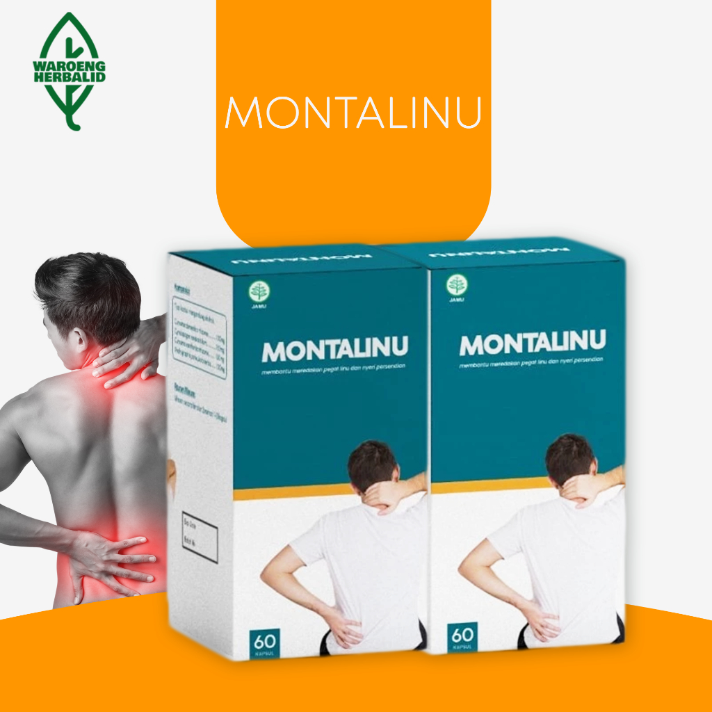 MONTALINU Atasi Nyeri Sendi Dan Pegal Linu - 2 Box