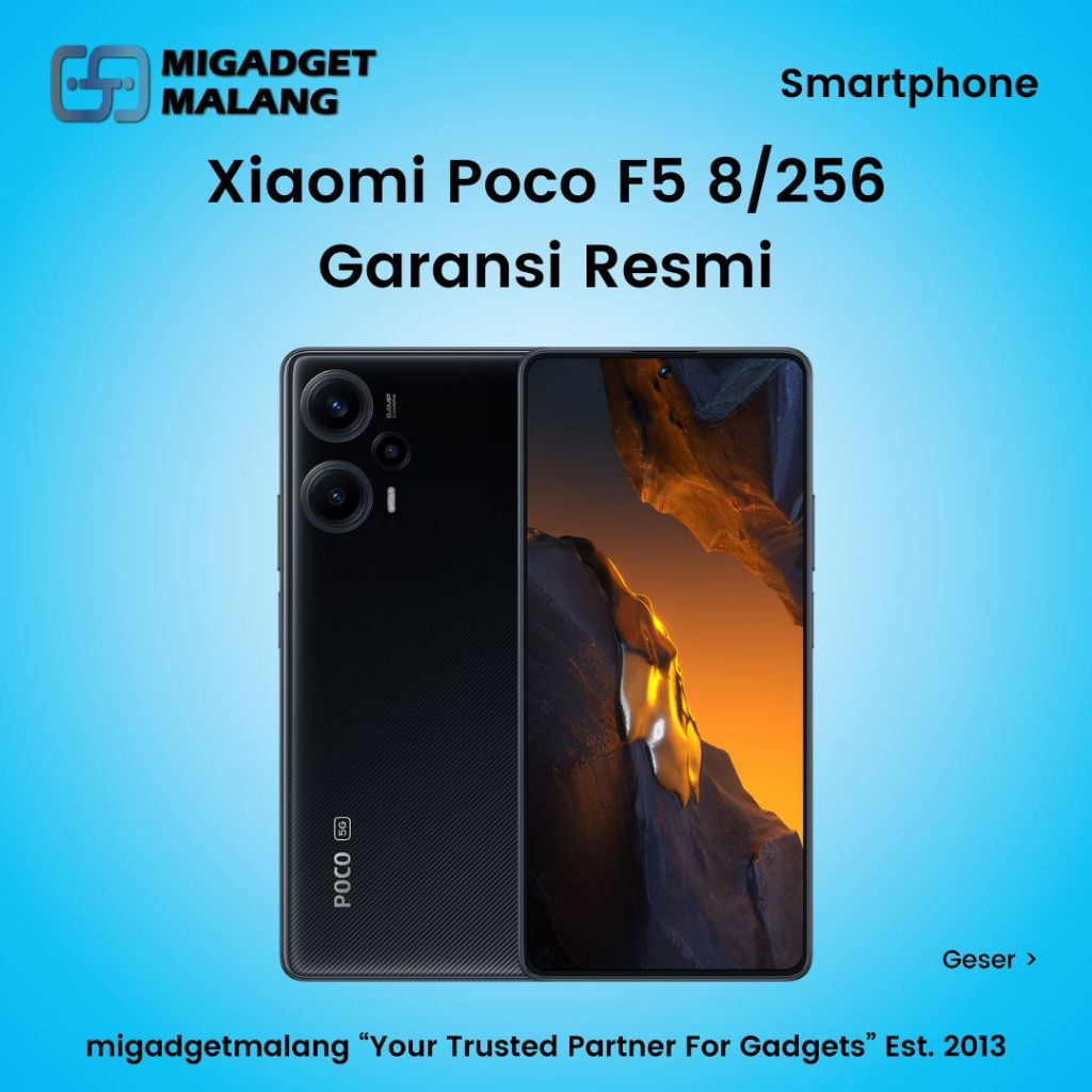 Xiaomi Poco F5 8/256 Garansi Resmi Not Poco F4 GT