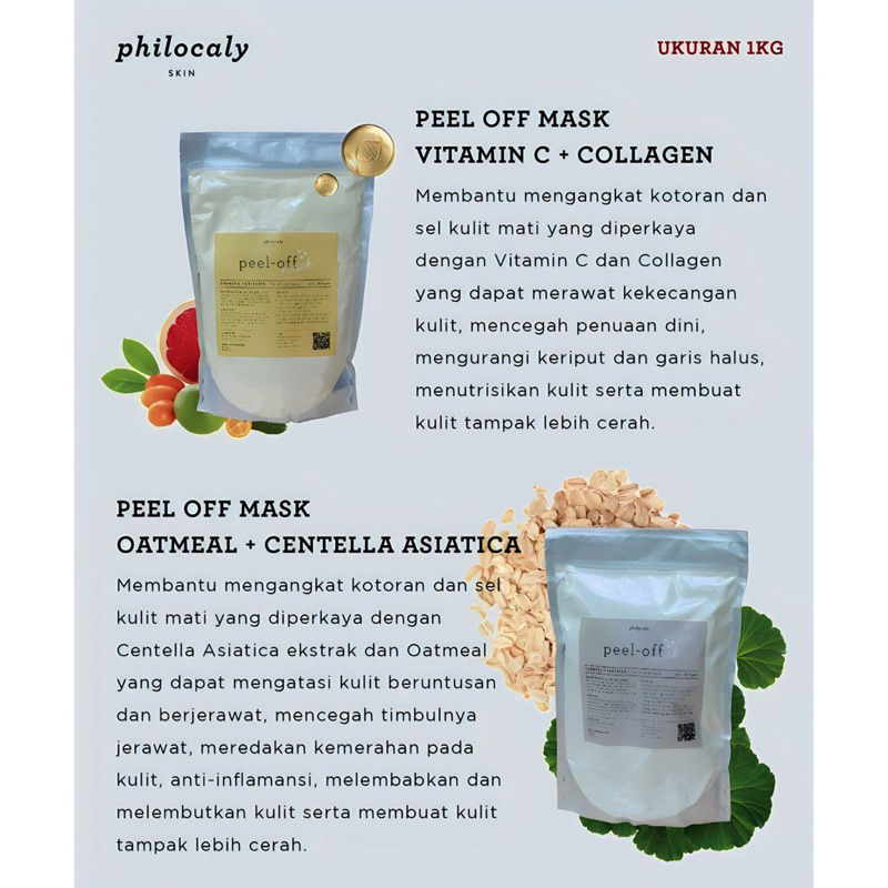 [BPOM] PHILOCALY SKIN PEEL / MASKER KLINIK / RUBER MASK