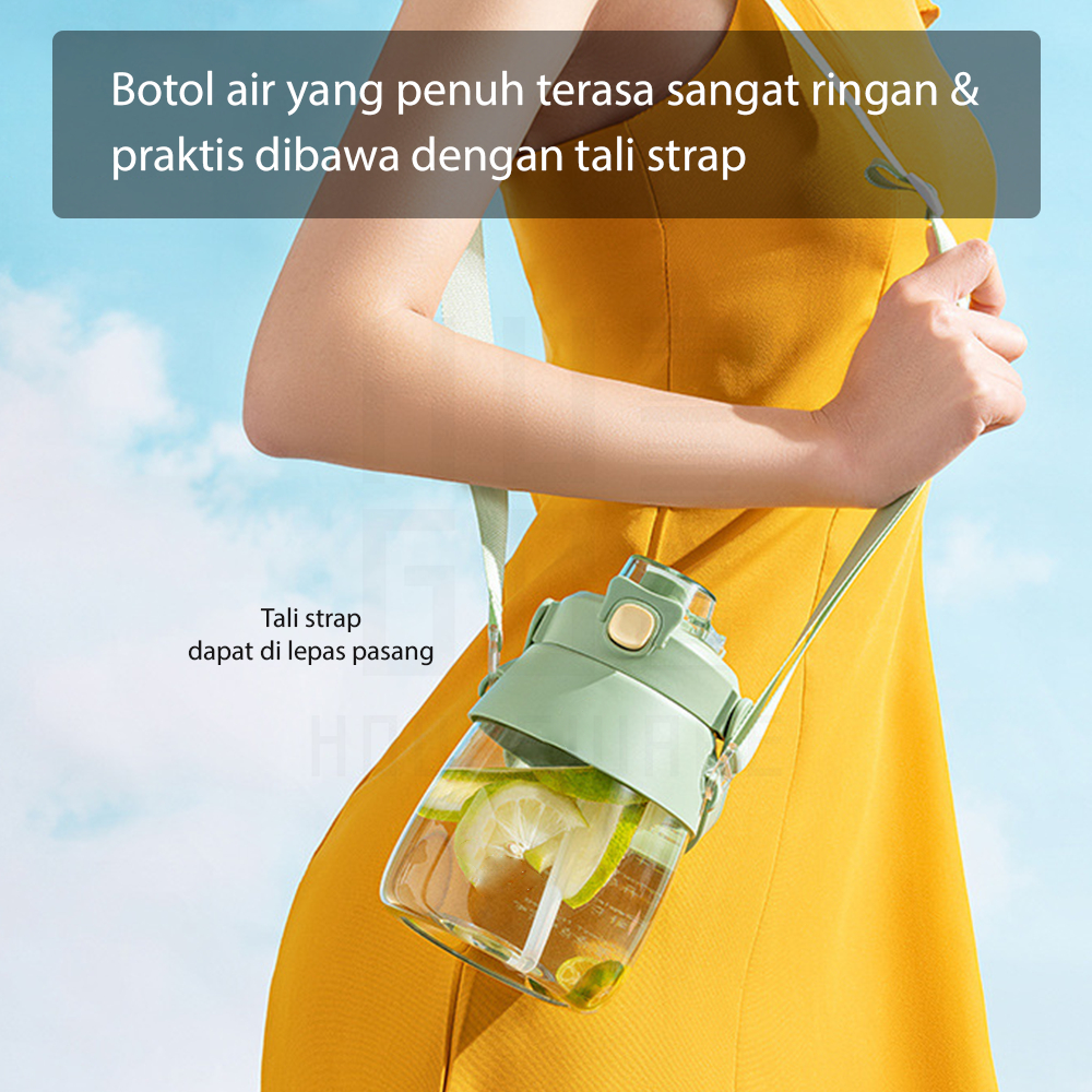 HUGO Botol Minum Anak Anti Bocor Botol Air Minum Premium Quality BPA FREE