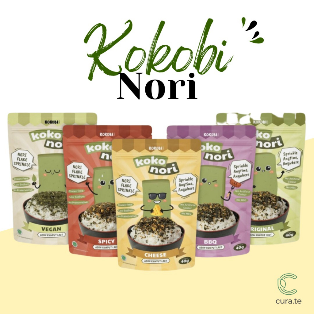 ABE FOOD KOKOBI KOKO NORI ABON RUMPUT LAUT 40GR | NORI TABUR NON MSG