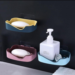 HOKKITERUS21 Kotak tempat sabun double layer bar soap shower sponge cuci piring