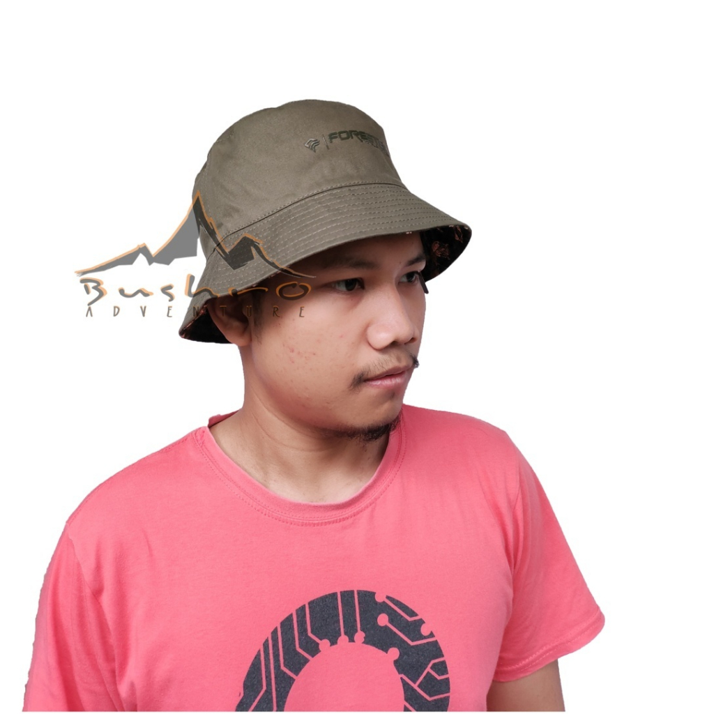 Topi Rimba Forester Kupluk Outdoor  -Bucket Hat