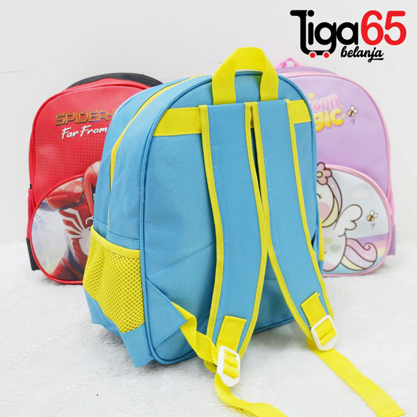 365 TAS RANSEL/Backpack/Tas Punggung/Ransel anak paud/Tas Anak sekolah paud/Tas Ransel/Karakter/BAG RANSEL 6037 12&quot;