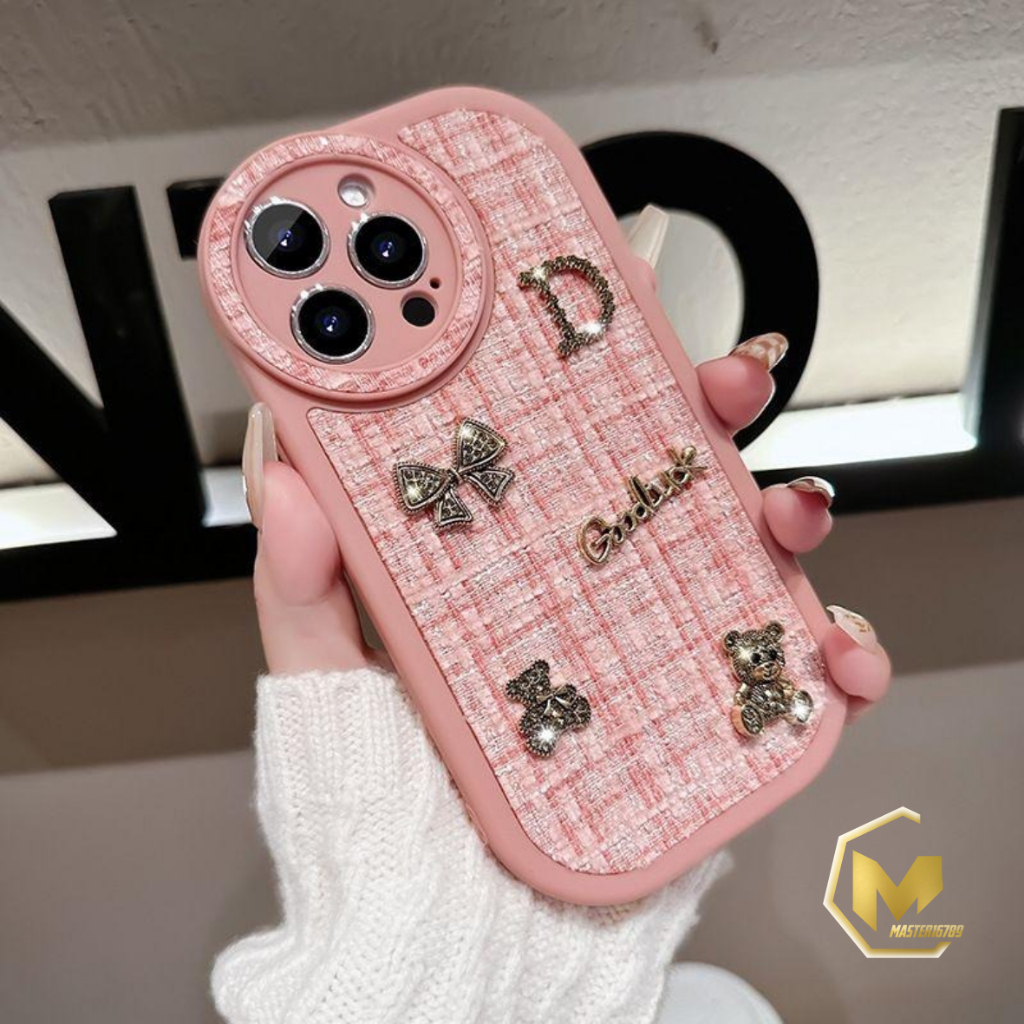 GC65 SOFTCASE SILIKON TWEED WOOVEN RAJUT 3D AESTHETIC OVAL FOR OPPO F1 LAMA F1S A59 F5 YOUTH F7 MA5037