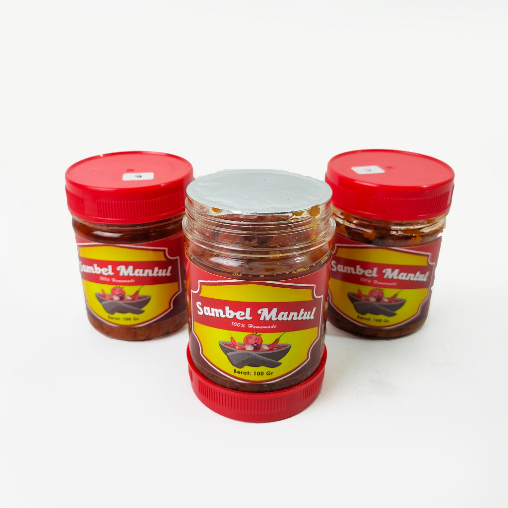 Sambal baby cumi 100gr sambal baby cumi fresh sotong asin sambal baby cumi mantul