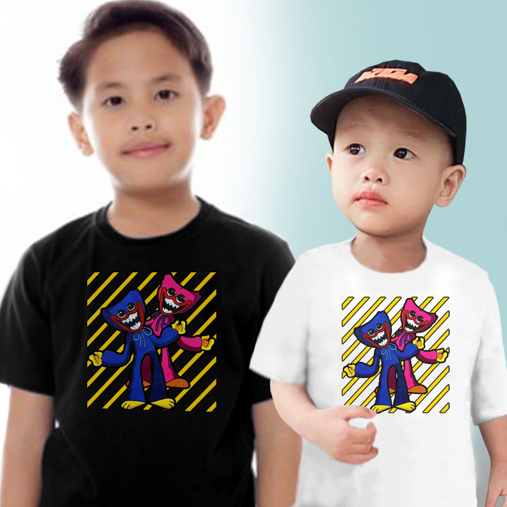 Kaos Unisex Anak HUGGY WUGGY KISSY MISSY