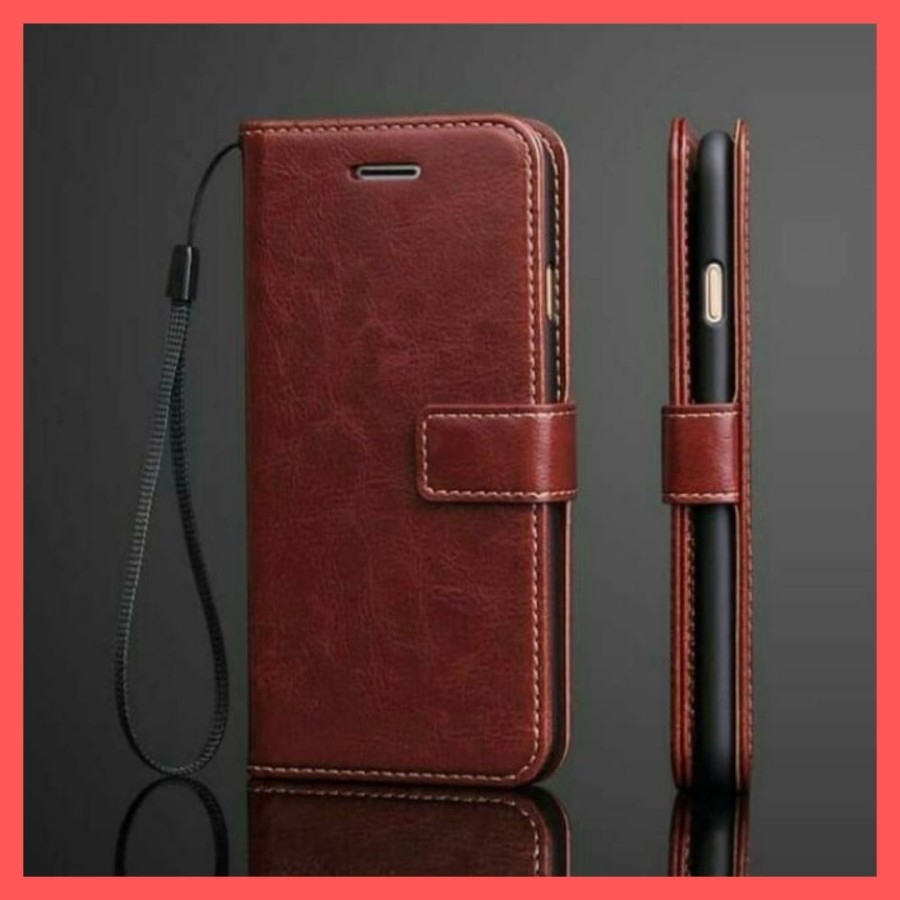 OPPO A78 - F3 - OPPO A77 2017  flip WALLET KULIT premium leather